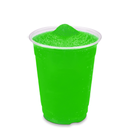 green apple slushy