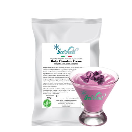 Ruby ice cream powder mix