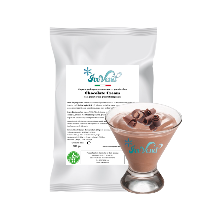 Ice cream chocolate powder mix