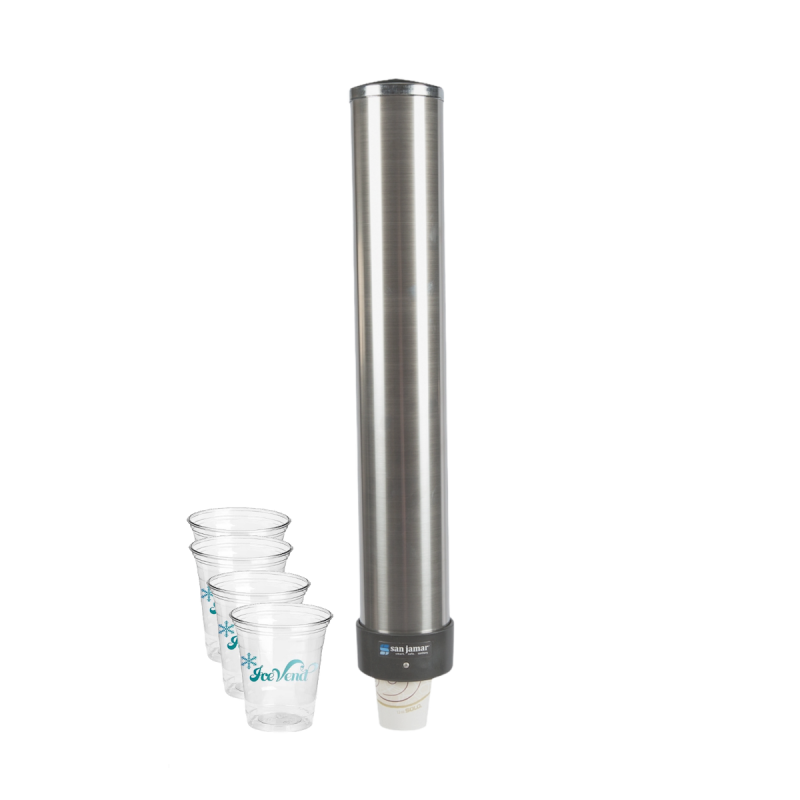 San Jamar Pull-Type cup dispenser C3200P