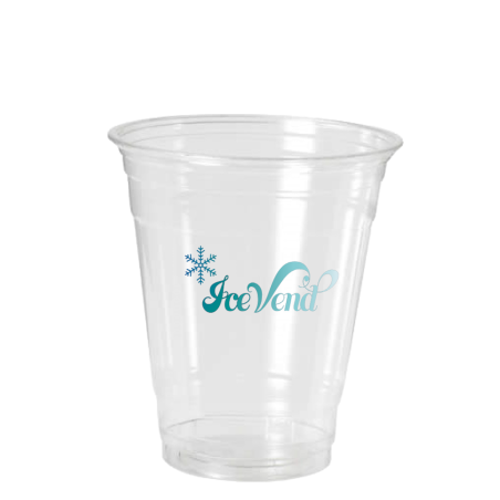 IceVend transparent cups 350 ml.