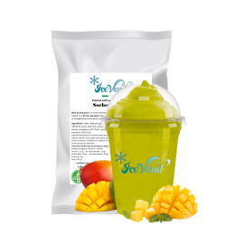 Sorbet powder mix with Mango flavor