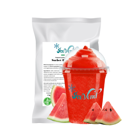 Sorbet powder mix with Watermelon flavor