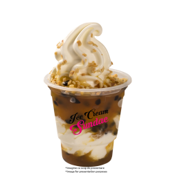 Inghetata caramel sundae fior di latte