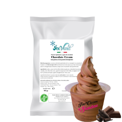 Chocolate soft serve ice cream IceVend mix