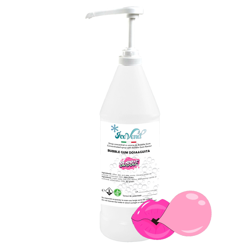 Sirop concentrat granita IceVend Bubble gum