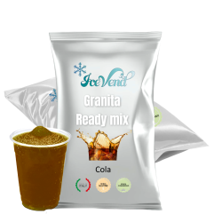 Granita powder mix with Cola flavor