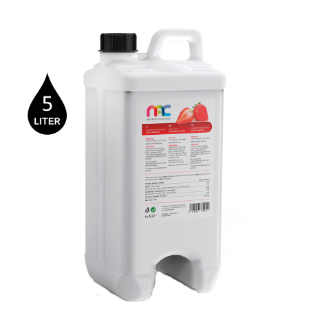 Concentrated strawberry slushie syrup