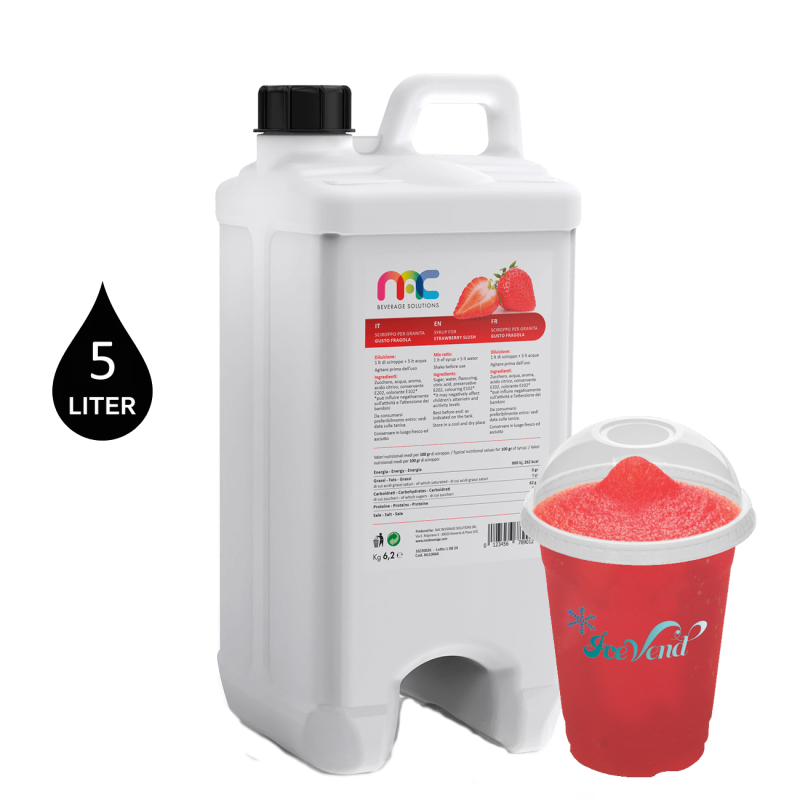 Sirop concentrat granita capsuni